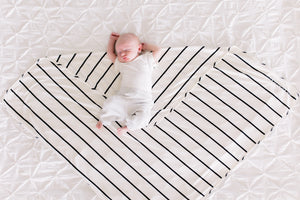 Forever Swaddle + Hat Set 2-Pack: Classic Stripe + Pink Tie-Dye