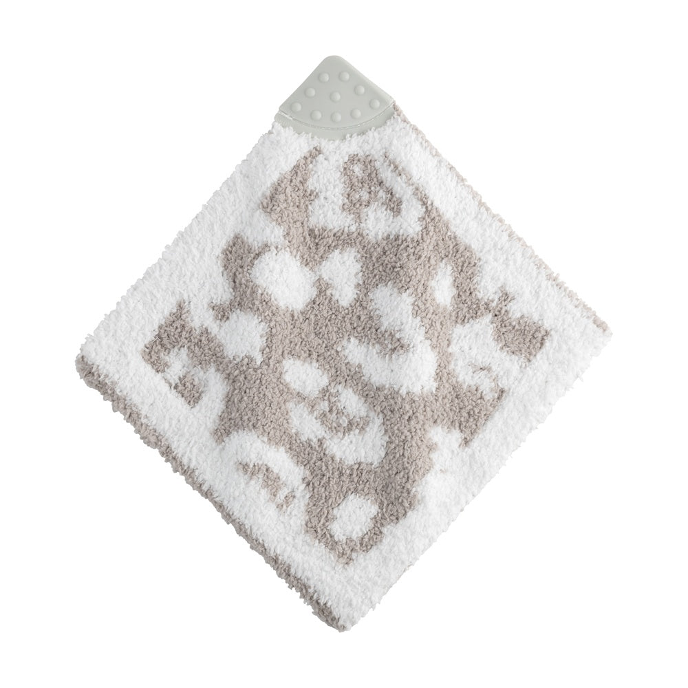 Mini Hugga Lovie Teething Blanket: Leopard