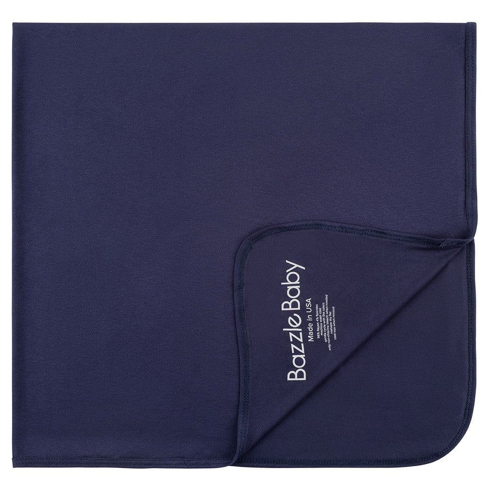 Forever Swaddle + Hat Set: Navy