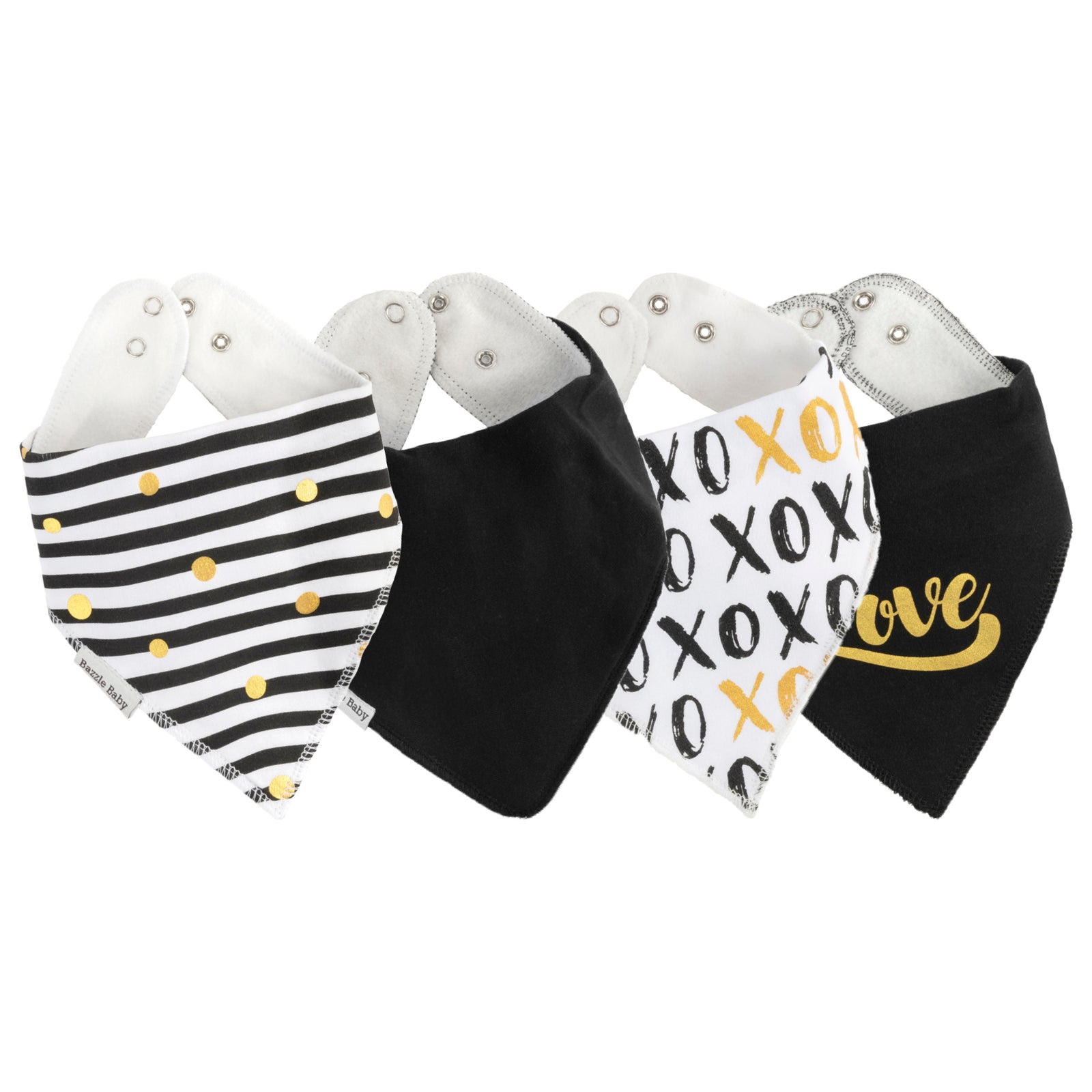 All You Need is Love Banda Bib 4-Pack