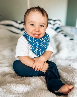 Noah Organic Bandana Bib 4-pack