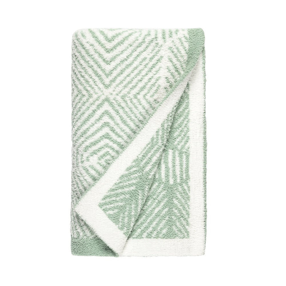 Hugga Blanket in Zebra Geo